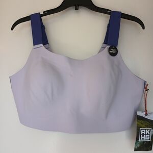 Duluth Trading Co AKHG High Impact Sports Bra Purple Size 16